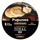 Caja de Pupusas de Maiz con Frijol y Queso (15 x 5 pack) - Authentic Salvadoran Product