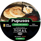 Caja de Pupusas Maiz de Queso con Loroco  (15x5 pack) - Authentic Salvadoran Product