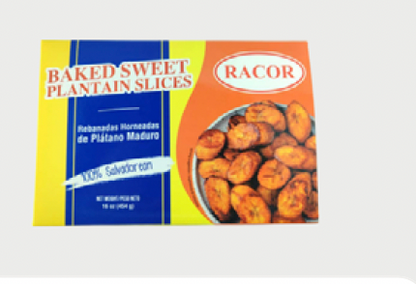 Sliced baked Palntains 16onz