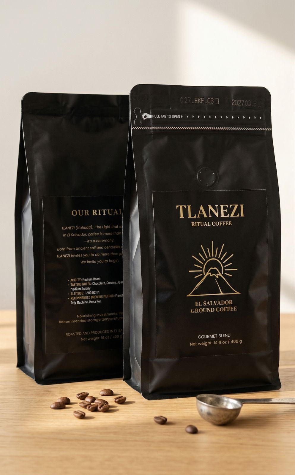 Tlanezi Ritual Coffee - Gourmet Blend El Salvador (400g)