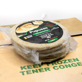 Caja de Pupusas Maiz de Queso con Loroco  (15x5 pack) - Authentic Salvadoran Product